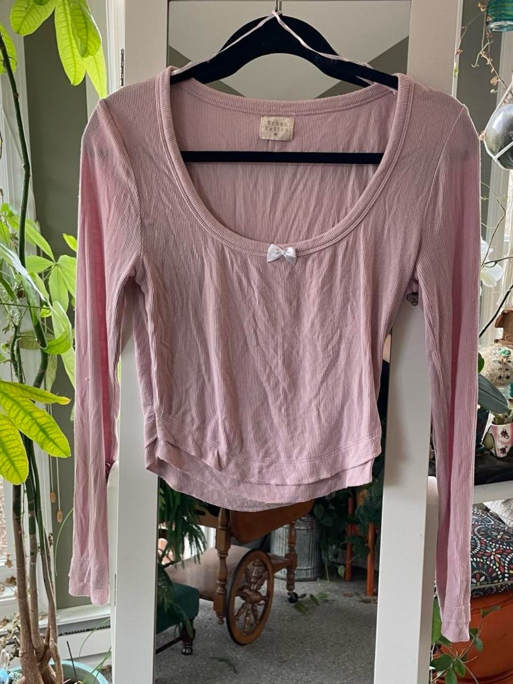 Pink Long Sleeve Lounge Top!